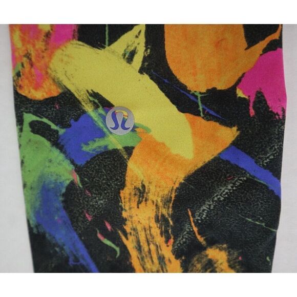 Lululemon Women's Sz 2 Black Multi Wunder Train High Rise Crop 23” Leggings - Picture 8 of 13